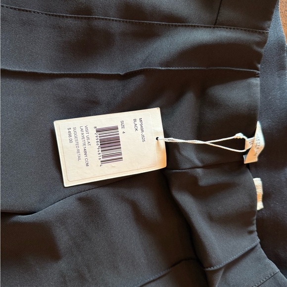 Lafayette 148 New York Black Slim Tailored Ponte Pants - Picture 6 of 6